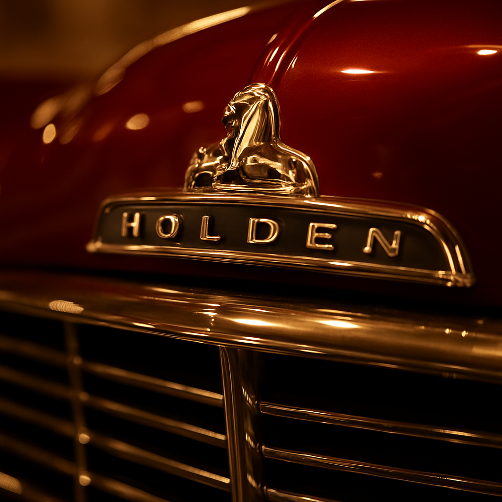 Holden badge and memorabilia detail
